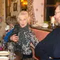 Jean looks over, Sylvia's 70th Birthday up the Swan Inn, Brome, Suffolk - 11th February 2017