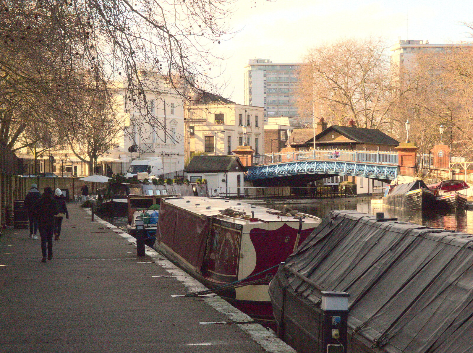 The area optimistically known as Little Venice from Little Venice and Diss Park, West London and Norfolk - 17th February 2017