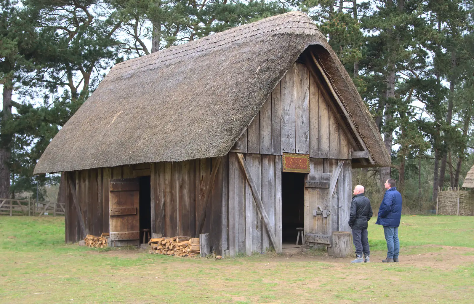 A reconstructed hall, from An Anglo-Saxon Village, West Stow, Suffolk - 19th February 2017