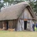 A reconstructed hall, An Anglo-Saxon Village, West Stow, Suffolk - 19th February 2017