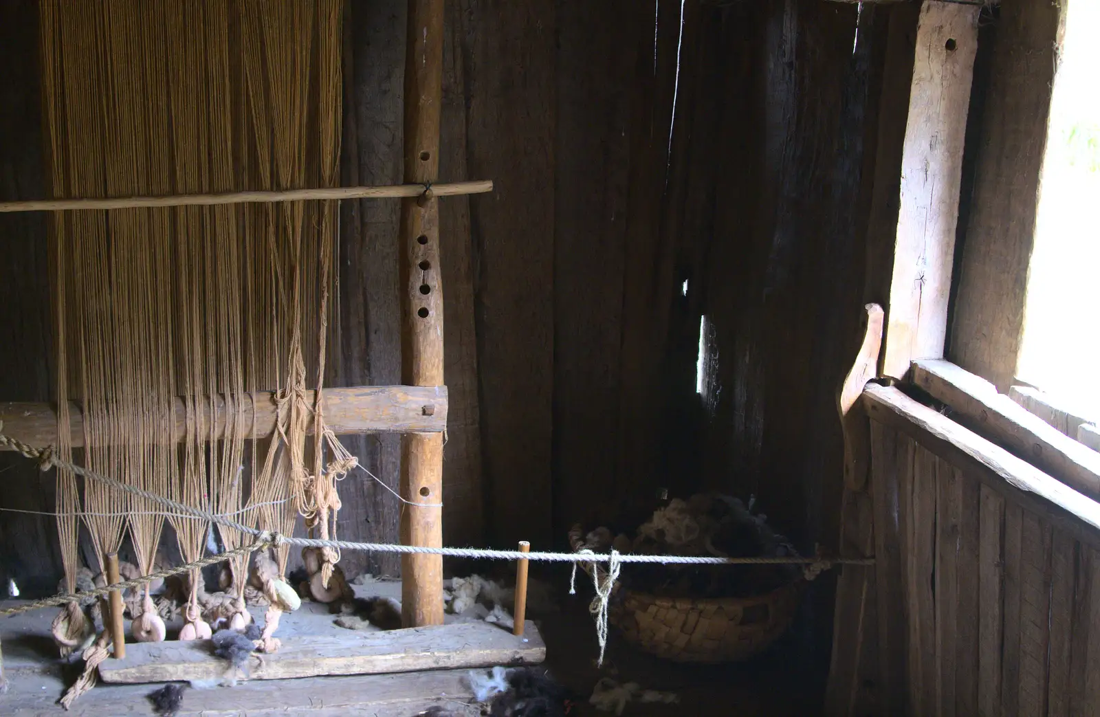 A Saxon loom, from An Anglo-Saxon Village, West Stow, Suffolk - 19th February 2017