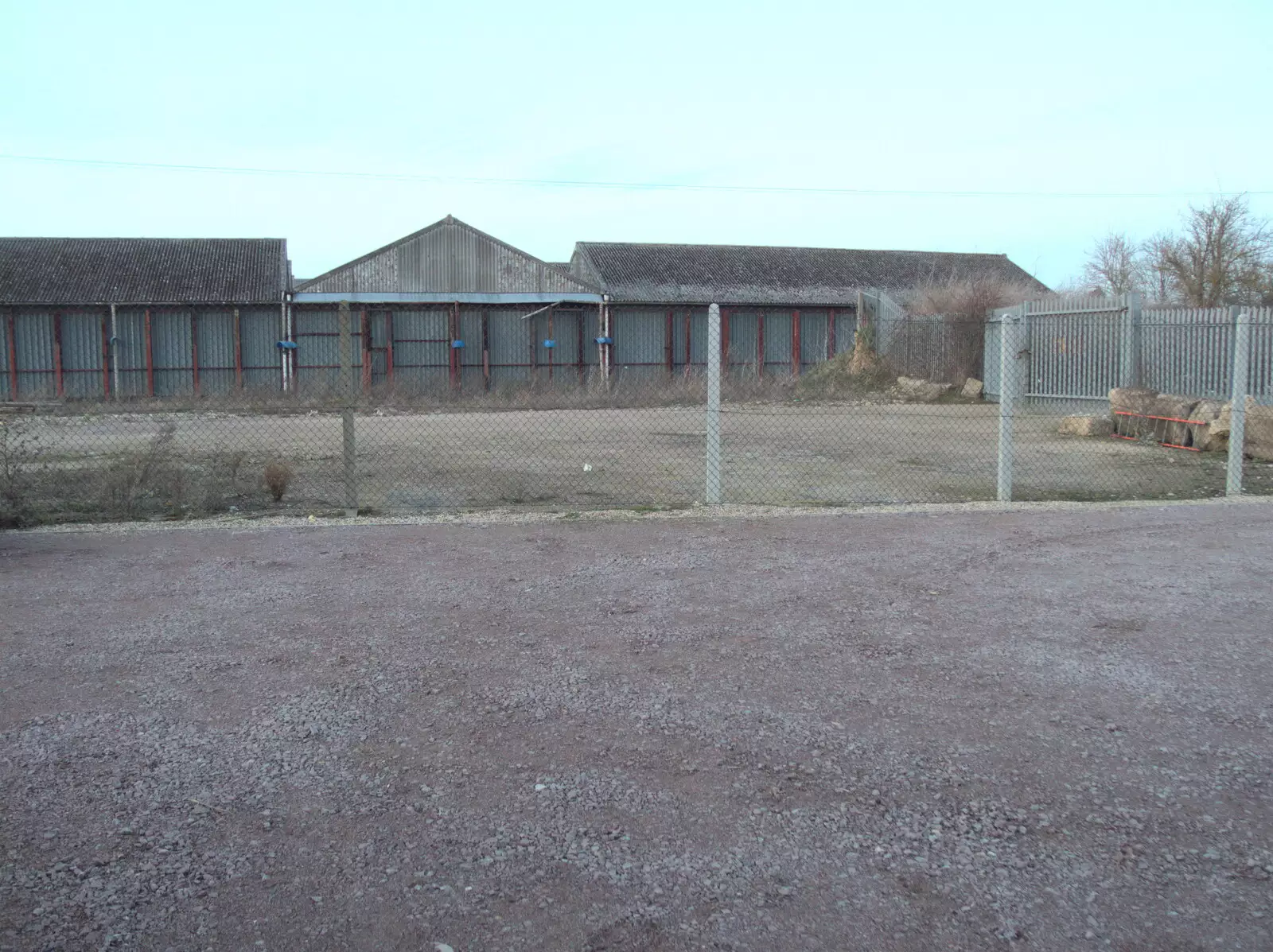 Derelict industrial buildings at Kennet, from Paul's Birthday and other March Miscellany - 6th March 2017