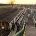 A view of the two-coach Class 315 train, Paul's Birthday and other March Miscellany - 6th March 2017