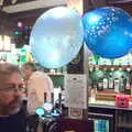 A couple of birthday balloons float over Marc, Paul's Birthday and other March Miscellany - 6th March 2017