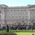 Large crowds gather for the changing of the guard, Digger Action and other March Miscellany, Suffolk and London - 21st March 2017