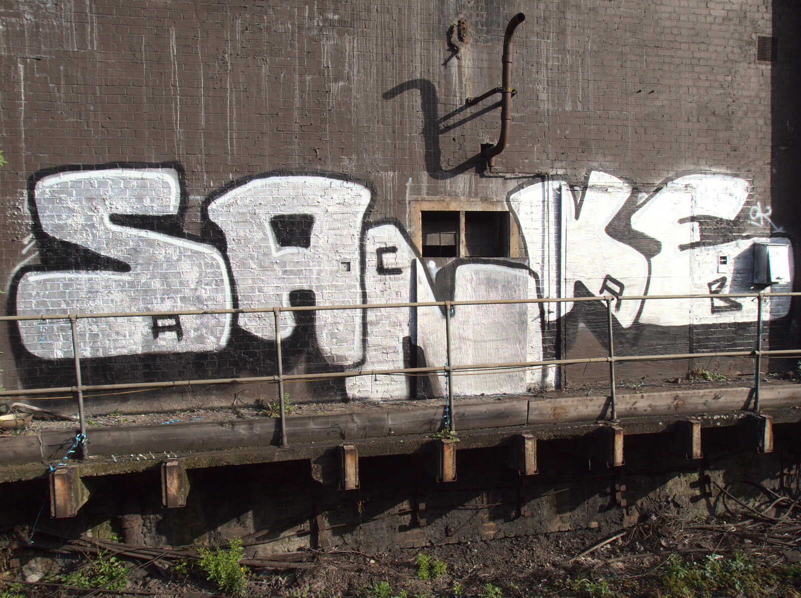 Sanke silver tag graffiti from Digger Action and other March Miscellany, Suffolk and London - 21st March 2017