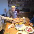 Grandad grabs a cake, Digger Action and other March Miscellany, Suffolk and London - 21st March 2017