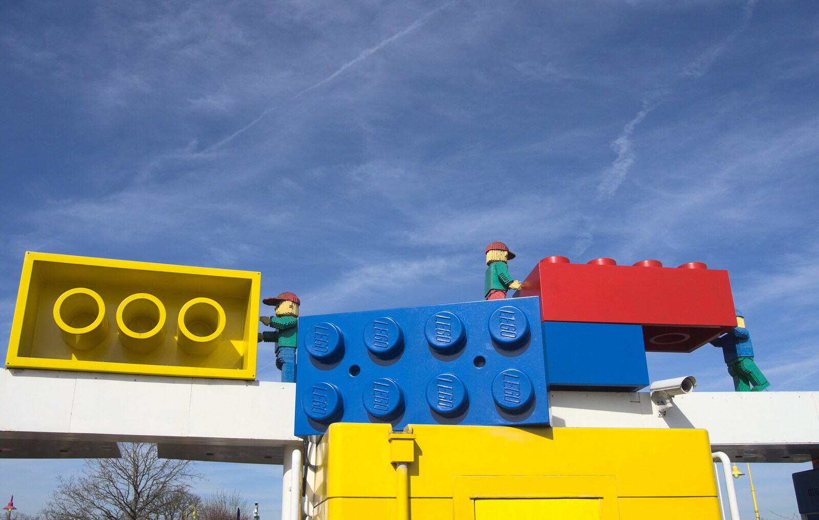 The entrance to the park sets the scene from A Trip to Legoland, Windsor, Berkshire - 25th March 2017