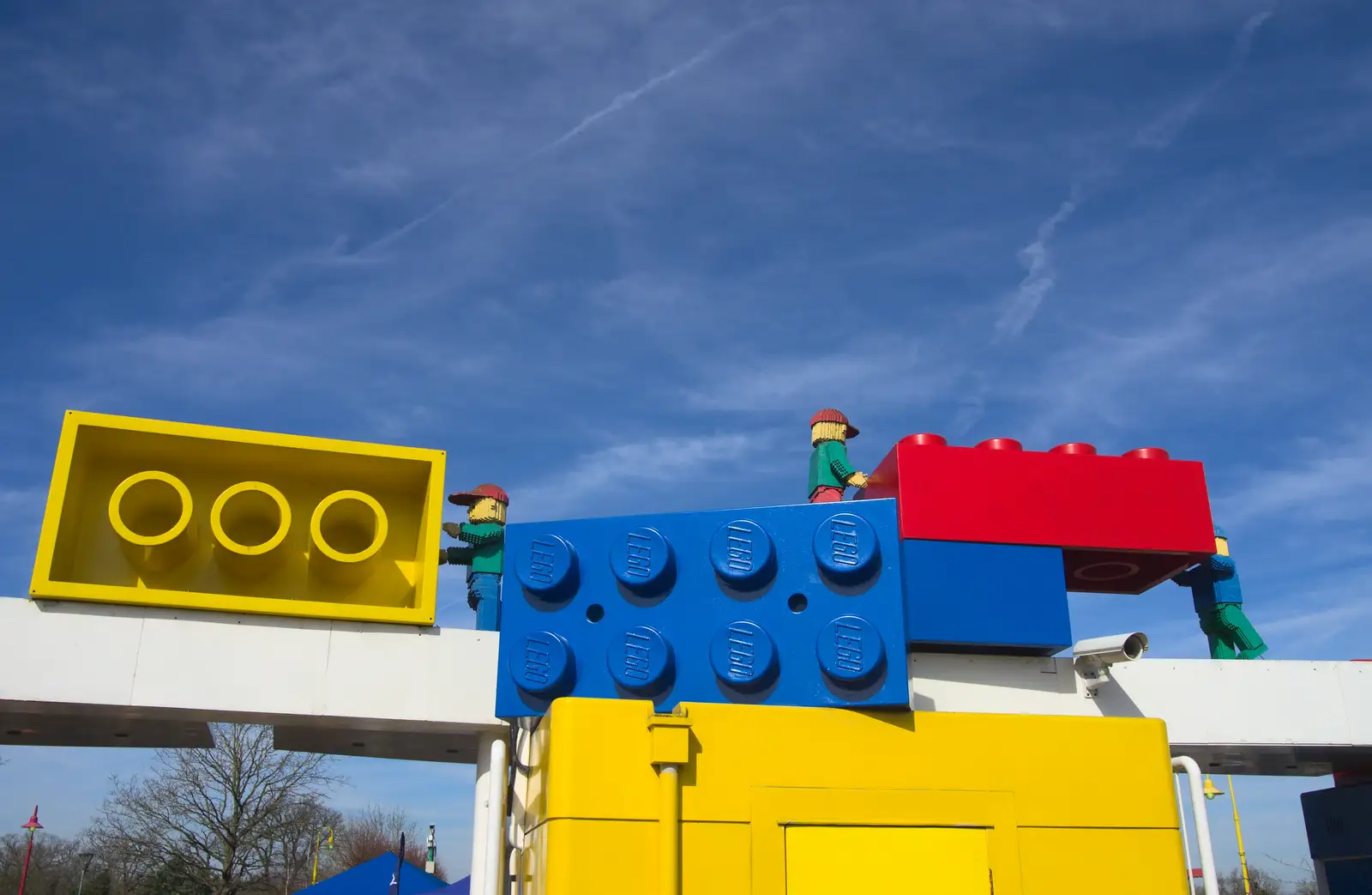 The entrance to the park sets the scene, from A Trip to Legoland, Windsor, Berkshire - 25th March 2017