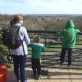 We look out over the park, A Trip to Legoland, Windsor, Berkshire - 25th March 2017