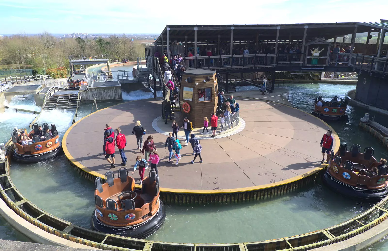 The rapids ride, from A Trip to Legoland, Windsor, Berkshire - 25th March 2017