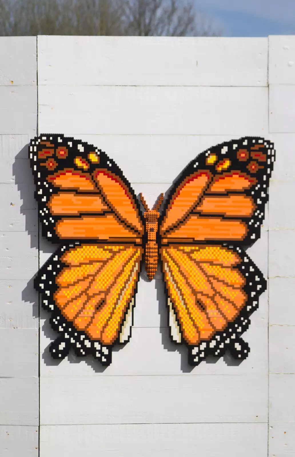 A Lego butterfly, from A Trip to Legoland, Windsor, Berkshire - 25th March 2017