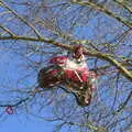 A balloon has been up a tree for most of the day, A Trip to Legoland, Windsor, Berkshire - 25th March 2017