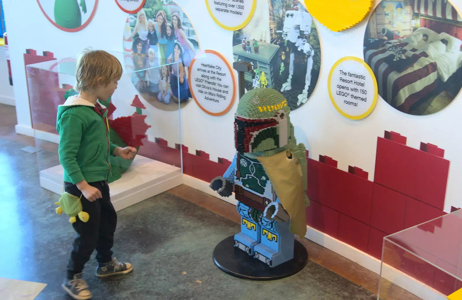 Harry and some Lego Star Wars thing, from A Trip to Legoland, Windsor, Berkshire - 25th March 2017