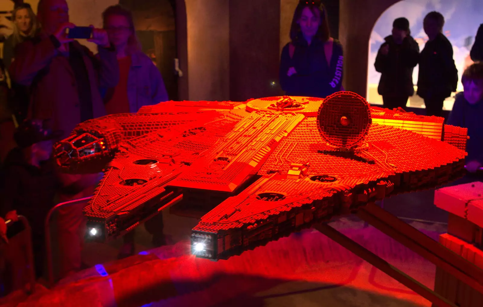 A huge Lego Millenium Falcon, from A Trip to Legoland, Windsor, Berkshire - 25th March 2017