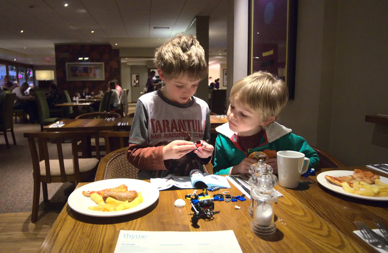 Fred and Harry make their day's purchases, from A Trip to Legoland, Windsor, Berkshire - 25th March 2017