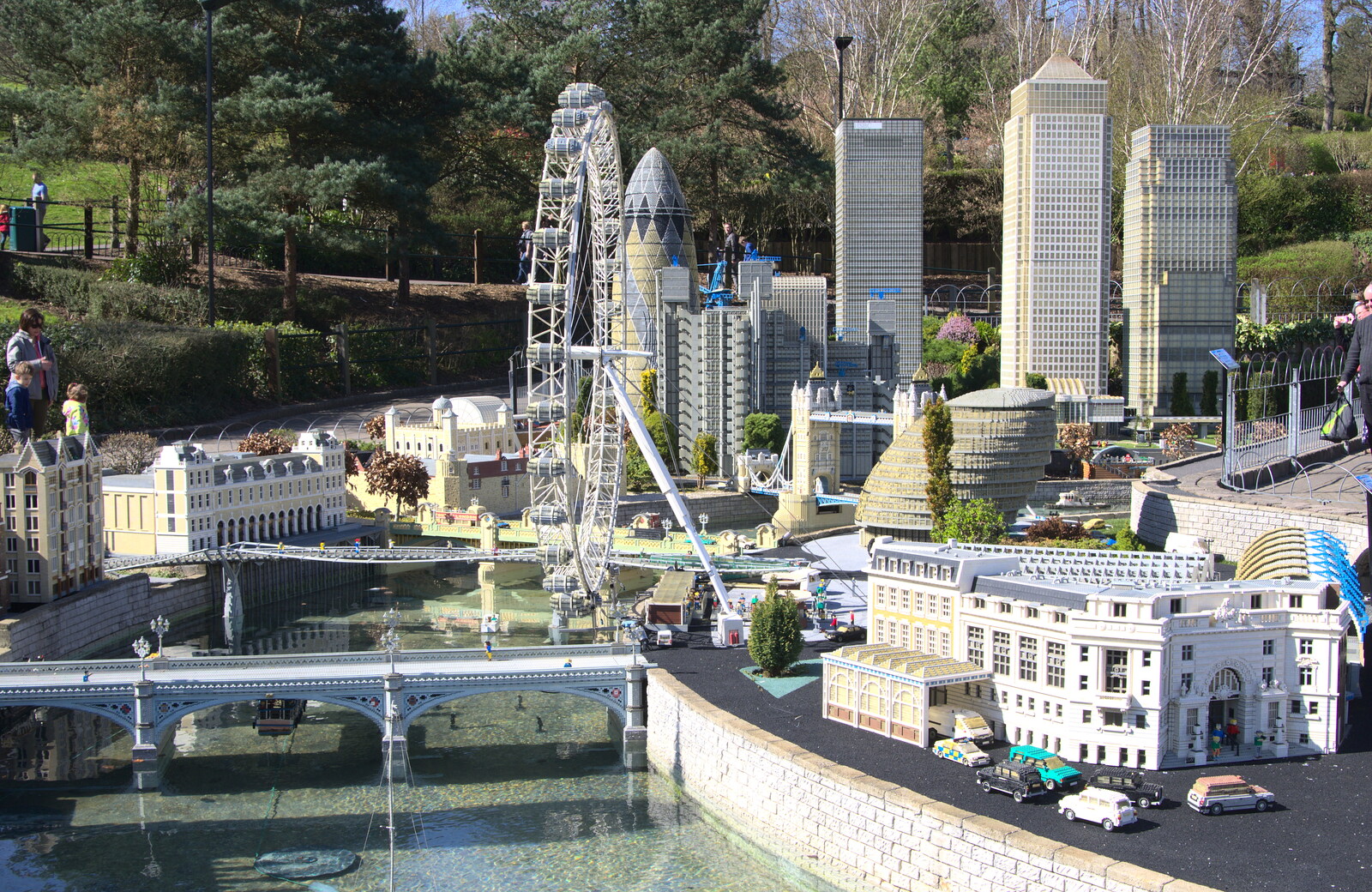A Lego City of London from A Trip to Legoland, Windsor, Berkshire - 25th March 2017