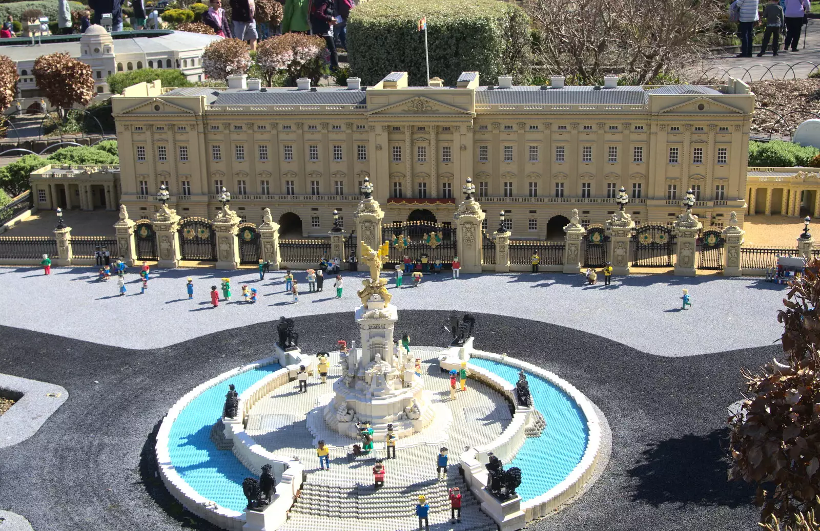 Buckingham House in Lego miniature, from A Trip to Legoland, Windsor, Berkshire - 25th March 2017