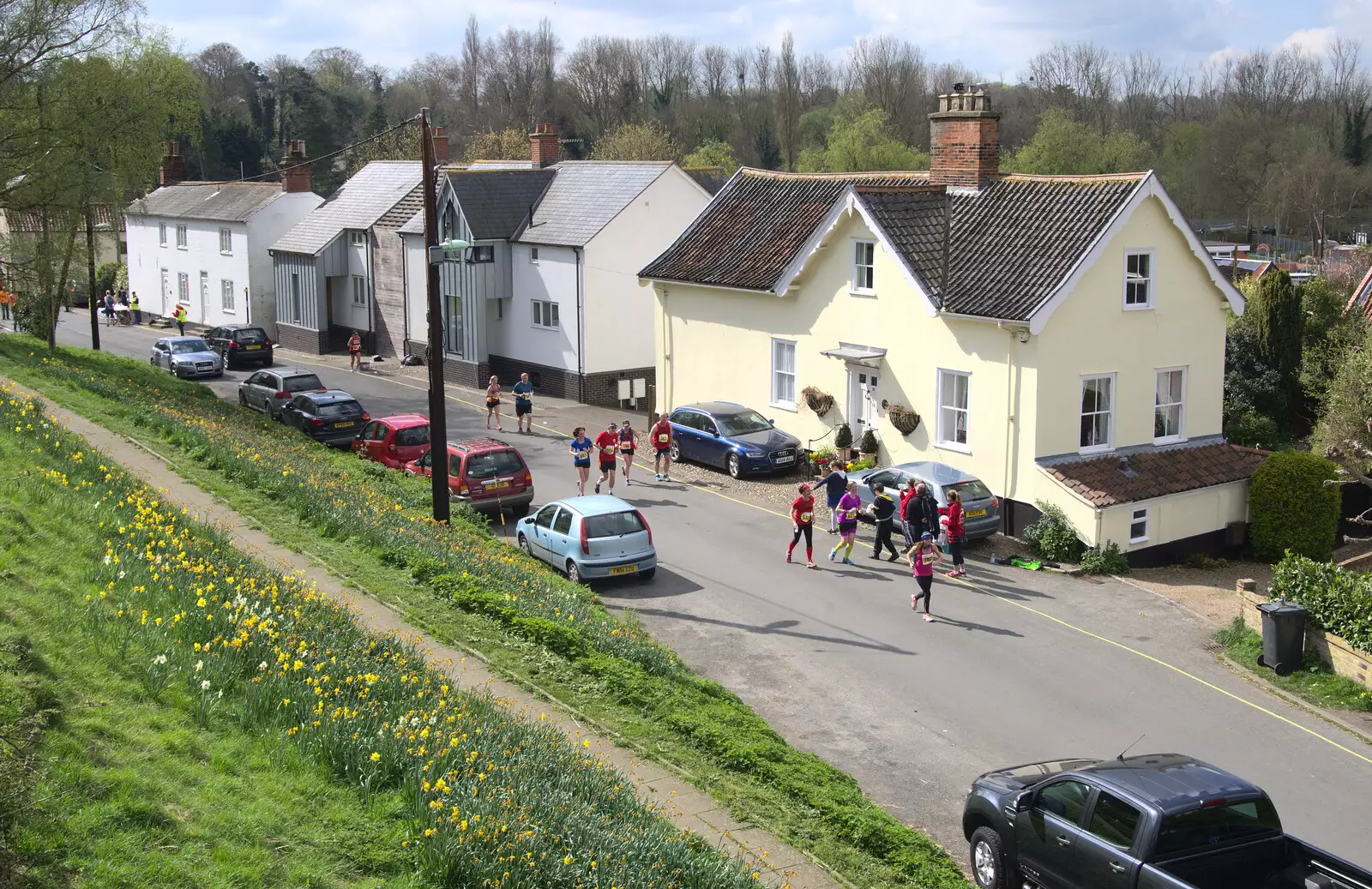 A view from the church, from A Postcard from Beccles, Suffolk - 2nd April 2017