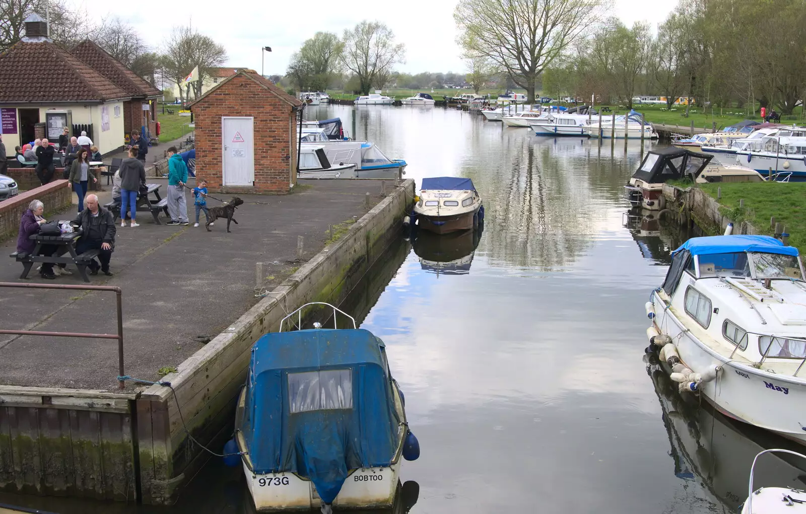 Down by the quay, from A Postcard from Beccles, Suffolk - 2nd April 2017