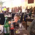 Fred and Isobel in Prezzo, A Postcard from Beccles, Suffolk - 2nd April 2017