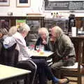 The serious quiz table gets stuck in, Comedy Night, and a Village Yard Sale, Eye and Brome, Suffolk - 8th April 2017