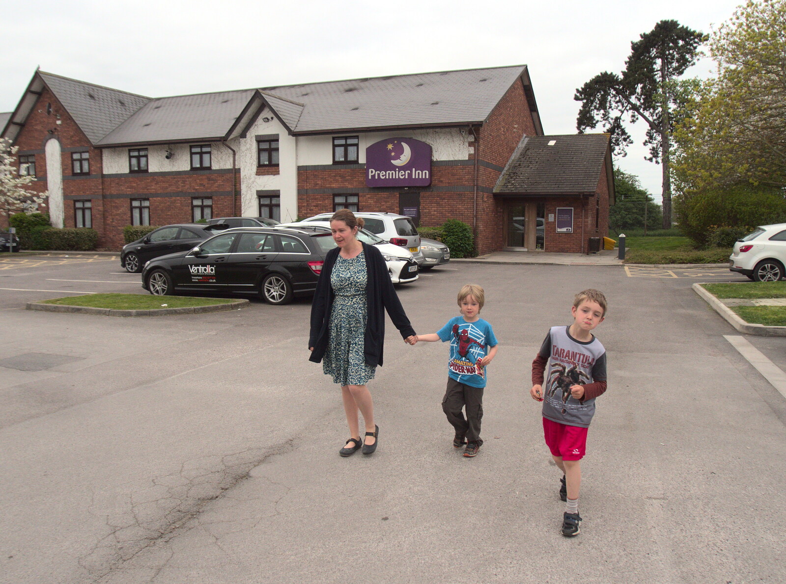 Time for breakfast at Taunton East Premier Inn from Grandma J's and a Day on the Beach, Spreyton and Exmouth, Devon - 13th April 2017