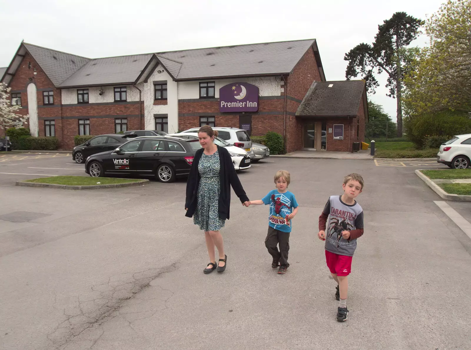 Time for breakfast at Taunton East Premier Inn, from Grandma J's and a Day on the Beach, Spreyton and Exmouth, Devon - 13th April 2017