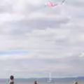 A kite is flown, Grandma J's and a Day on the Beach, Spreyton and Exmouth, Devon - 13th April 2017