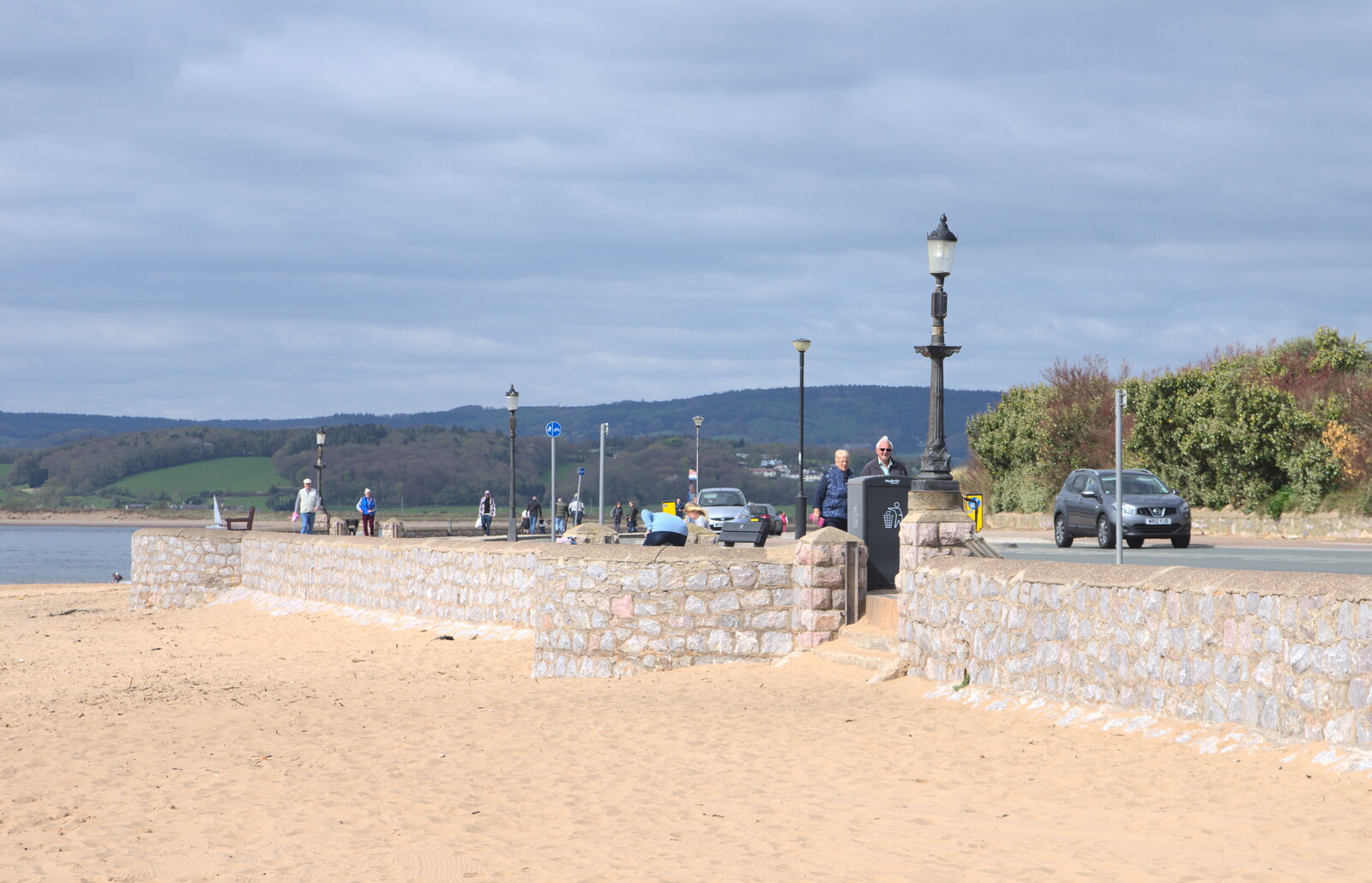 The seafront at Exmouth from Grandma J's and a Day on the Beach, Spreyton and Exmouth, Devon - 13th April 2017