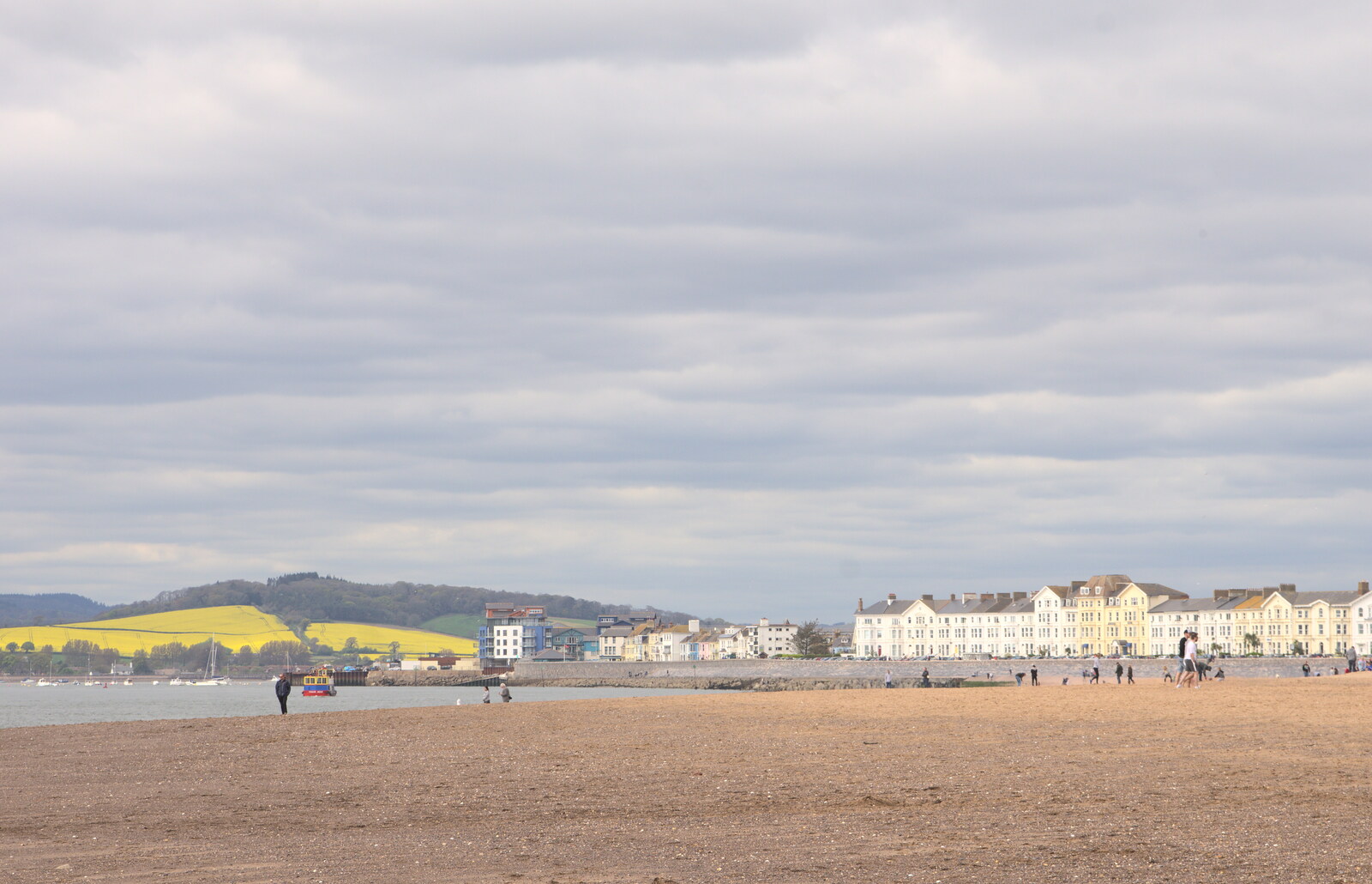 The town of Exmouth from Grandma J's and a Day on the Beach, Spreyton and Exmouth, Devon - 13th April 2017