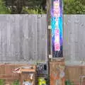 An old fairground hammer-strength machine, Grandma J's and a Day on the Beach, Spreyton and Exmouth, Devon - 13th April 2017