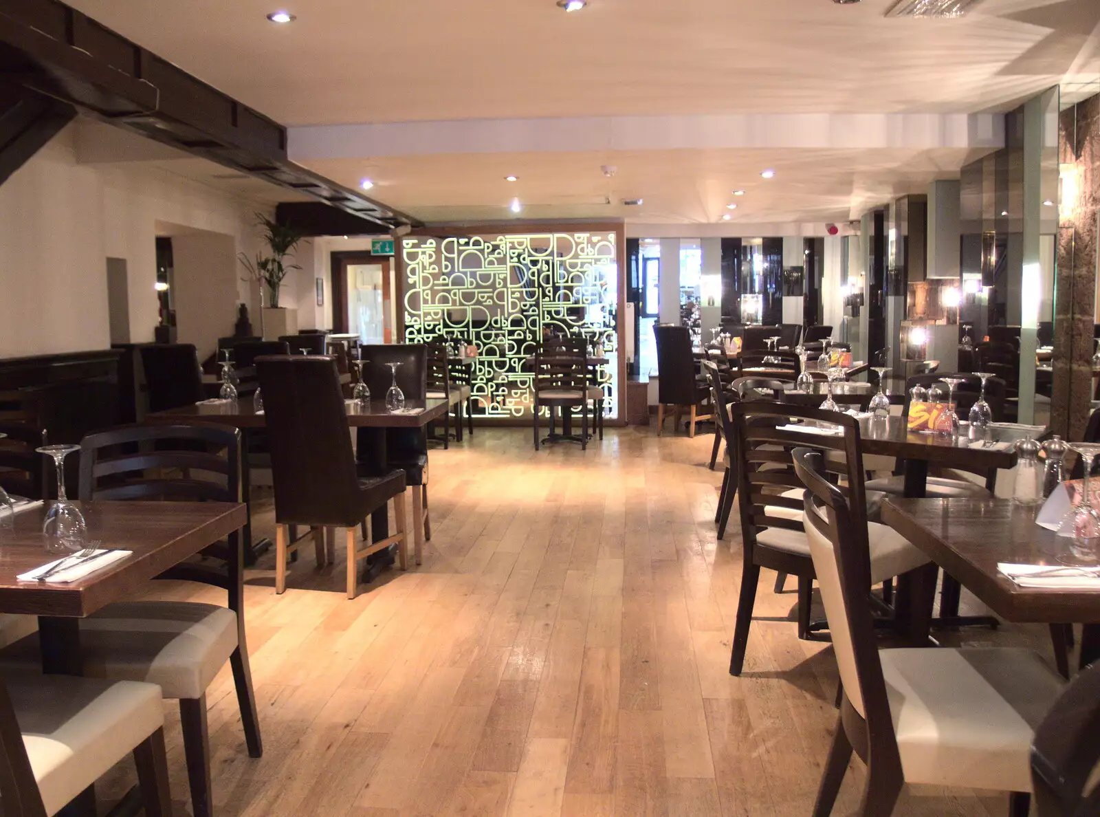 Inside Prezzo Exeter, from A Barbeque, Grimspound and Pizza, Dartmoor and Exeter, Devon - 15th April 2017