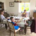 Time for breakfast at Grandma J's, A Barbeque, Grimspound and Pizza, Dartmoor and Exeter, Devon - 15th April 2017
