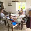 Time for breakfast at Grandma J's, A Barbeque, Grimspound and Pizza, Dartmoor and Exeter, Devon - 15th April 2017