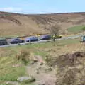 Cars parked at Grimspound, A Barbeque, Grimspound and Pizza, Dartmoor and Exeter, Devon - 15th April 2017