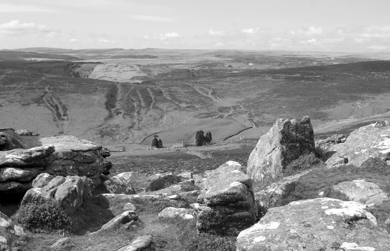 Epic views over Dartmoor, from A Barbeque, Grimspound and Pizza, Dartmoor and Exeter, Devon - 15th April 2017