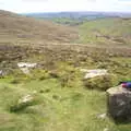 Fred looks out, A Barbeque, Grimspound and Pizza, Dartmoor and Exeter, Devon - 15th April 2017