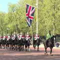 Horseguards trot up the Mall, A Trip to Reykjavik, Iceland - 20th April 2017