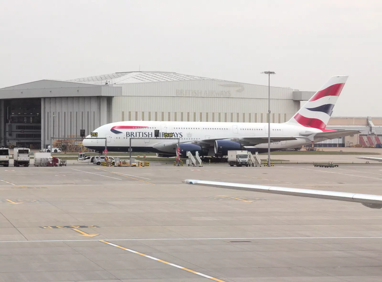 A BA Airbus A380, from A Trip to Reykjavik, Iceland - 20th April 2017