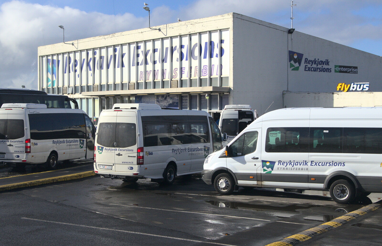 Reykjavik Excursions bus station from A Trip to Reykjavik, Iceland - 20th April 2017