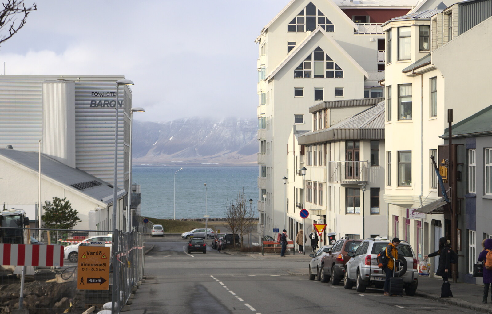 A view down to Faxaflói bay from A Trip to Reykjavik, Iceland - 20th April 2017
