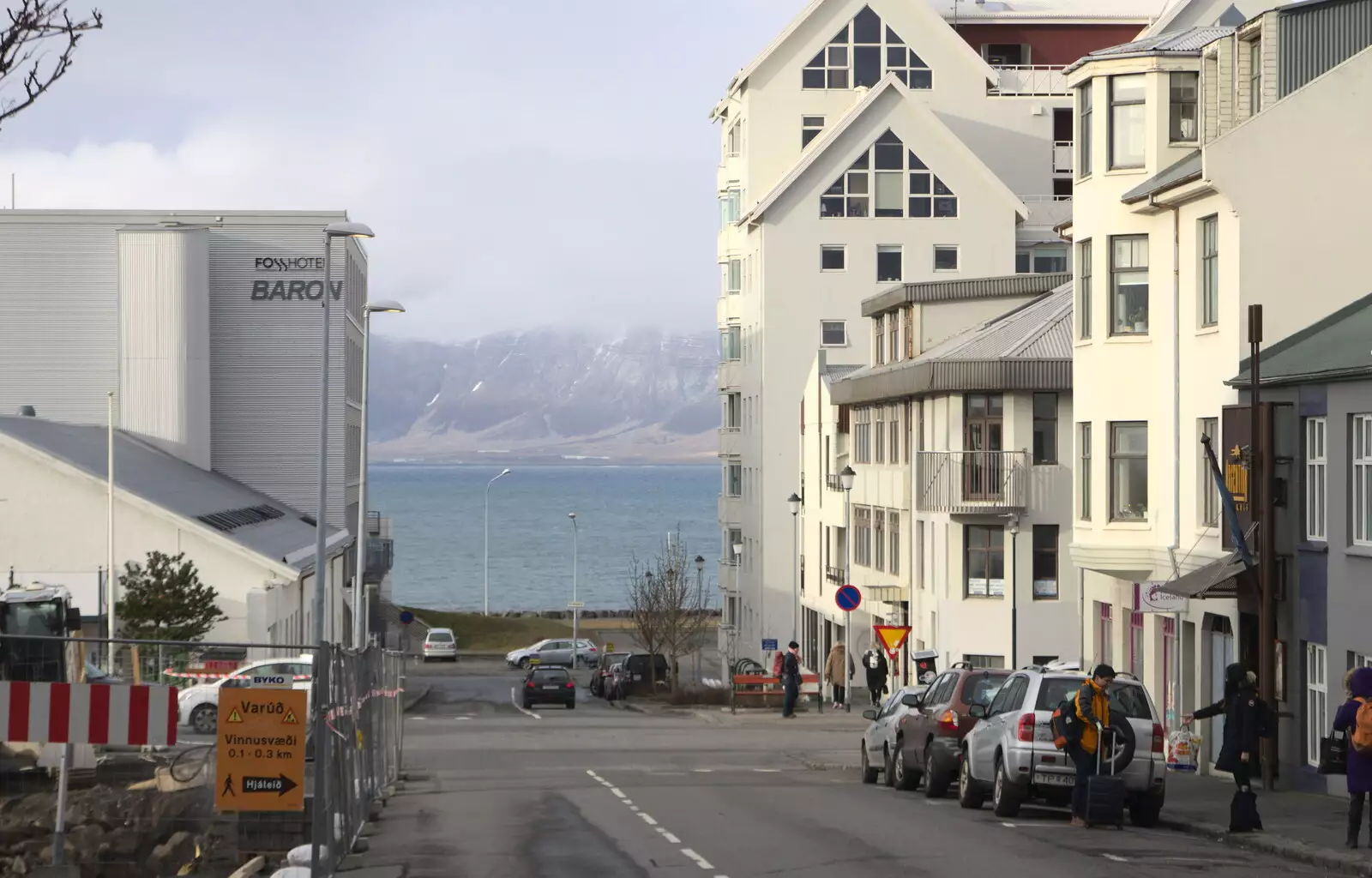 A view down to Faxaflói bay, from A Trip to Reykjavik, Iceland - 20th April 2017