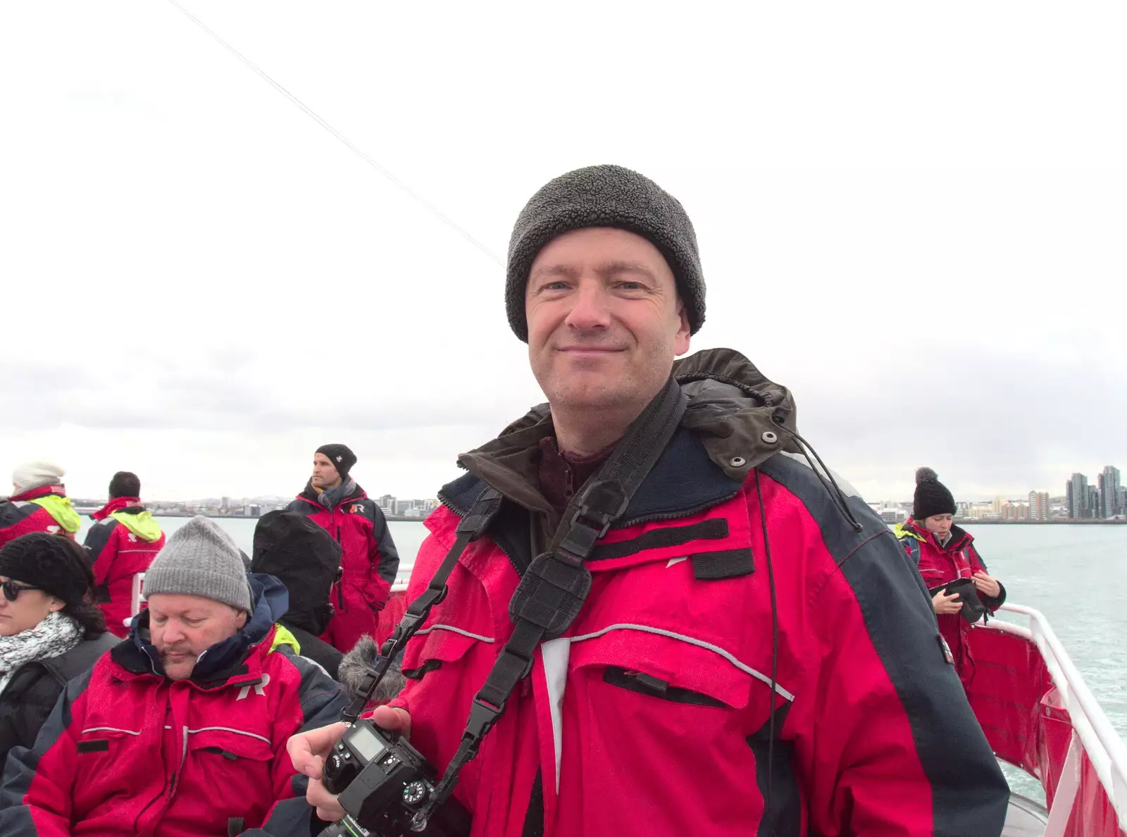 Nosher with camera, from Hallgrímskirkja Cathedral and Whale Watching, Reykjavik - 21st April 2017