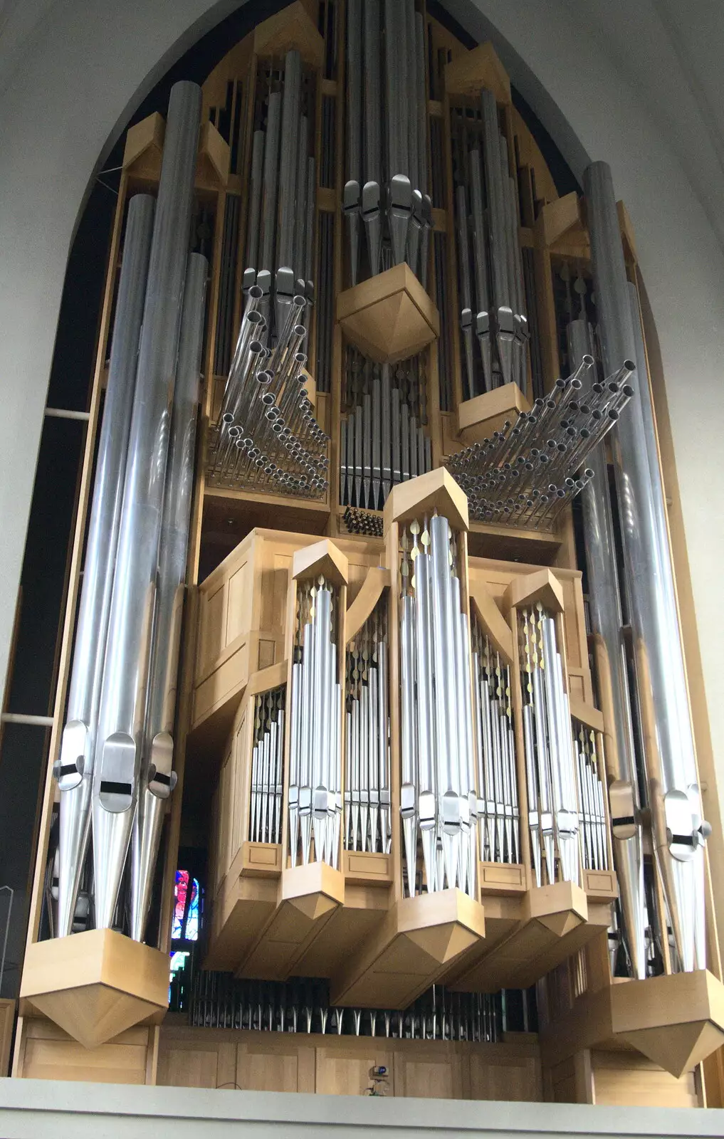 The amazing Klais organ, with V-8 exhausts, from Hallgrímskirkja Cathedral and Whale Watching, Reykjavik - 21st April 2017