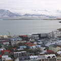 A view over the bay from the cathedral tower, Hallgrímskirkja Cathedral and Whale Watching, Reykjavik - 21st April 2017