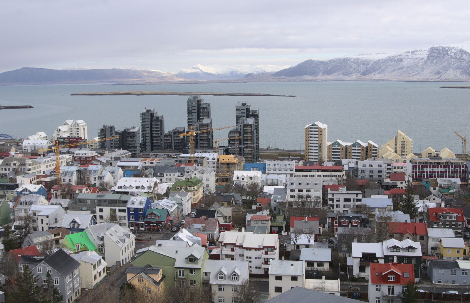 Impressive views from the cathedral tower from Hallgrímskirkja Cathedral and Whale Watching, Reykjavik - 21st April 2017