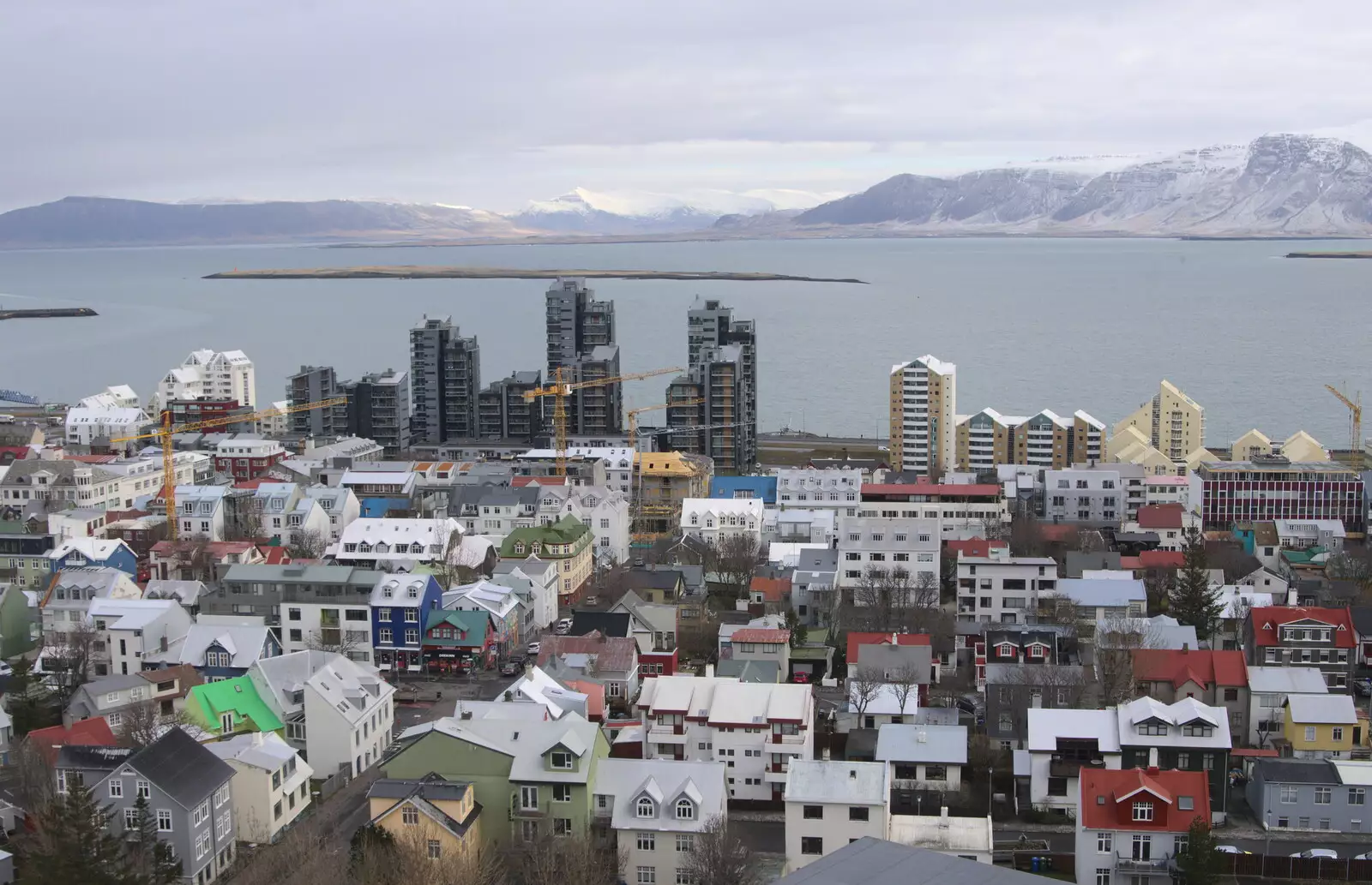 Impressive views from the cathedral tower, from Hallgrímskirkja Cathedral and Whale Watching, Reykjavik - 21st April 2017