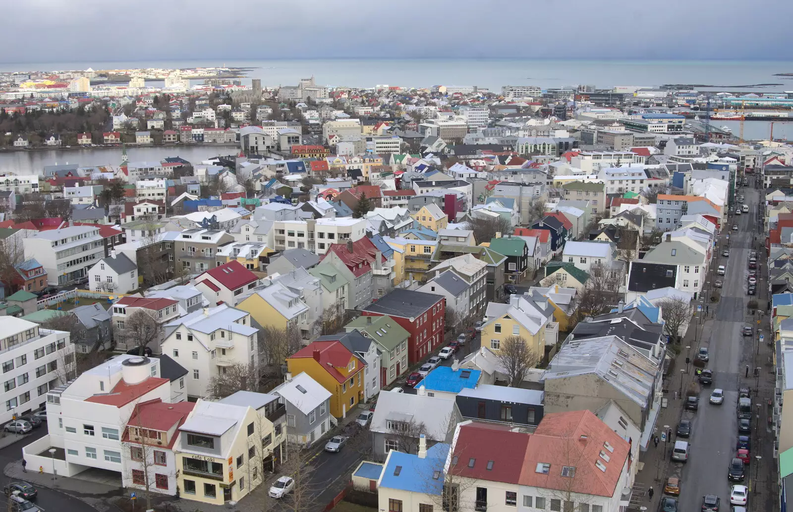 Downtown Reykjavik, from Hallgrímskirkja Cathedral and Whale Watching, Reykjavik - 21st April 2017