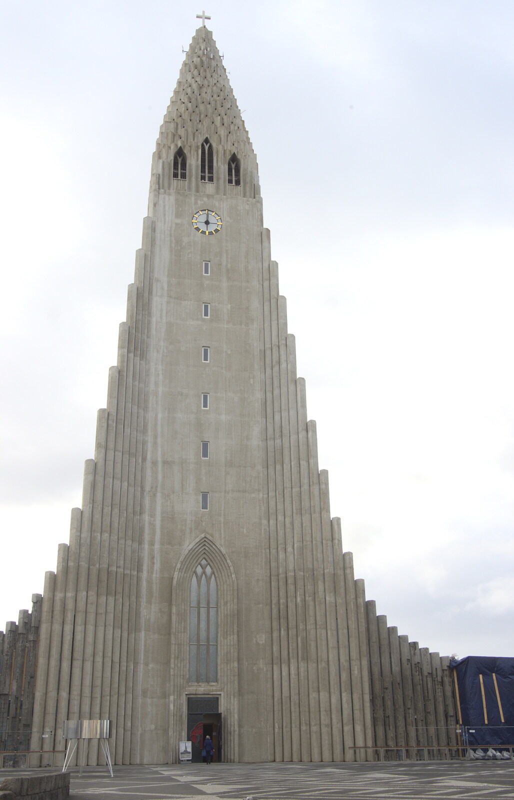 Hallgrímskirkja from Hallgrímskirkja Cathedral and Whale Watching, Reykjavik - 21st April 2017
